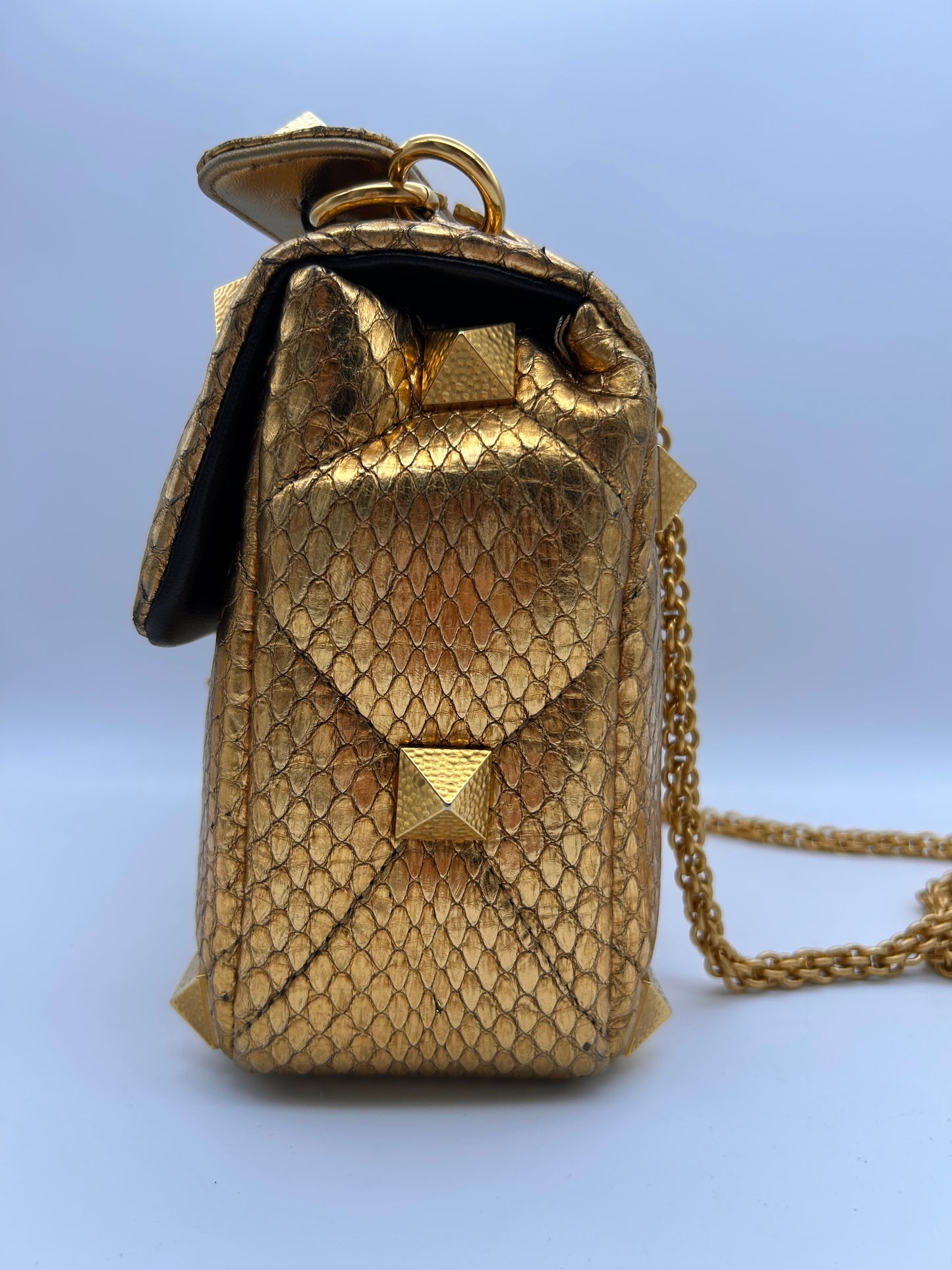 Valentino large Roman stud python