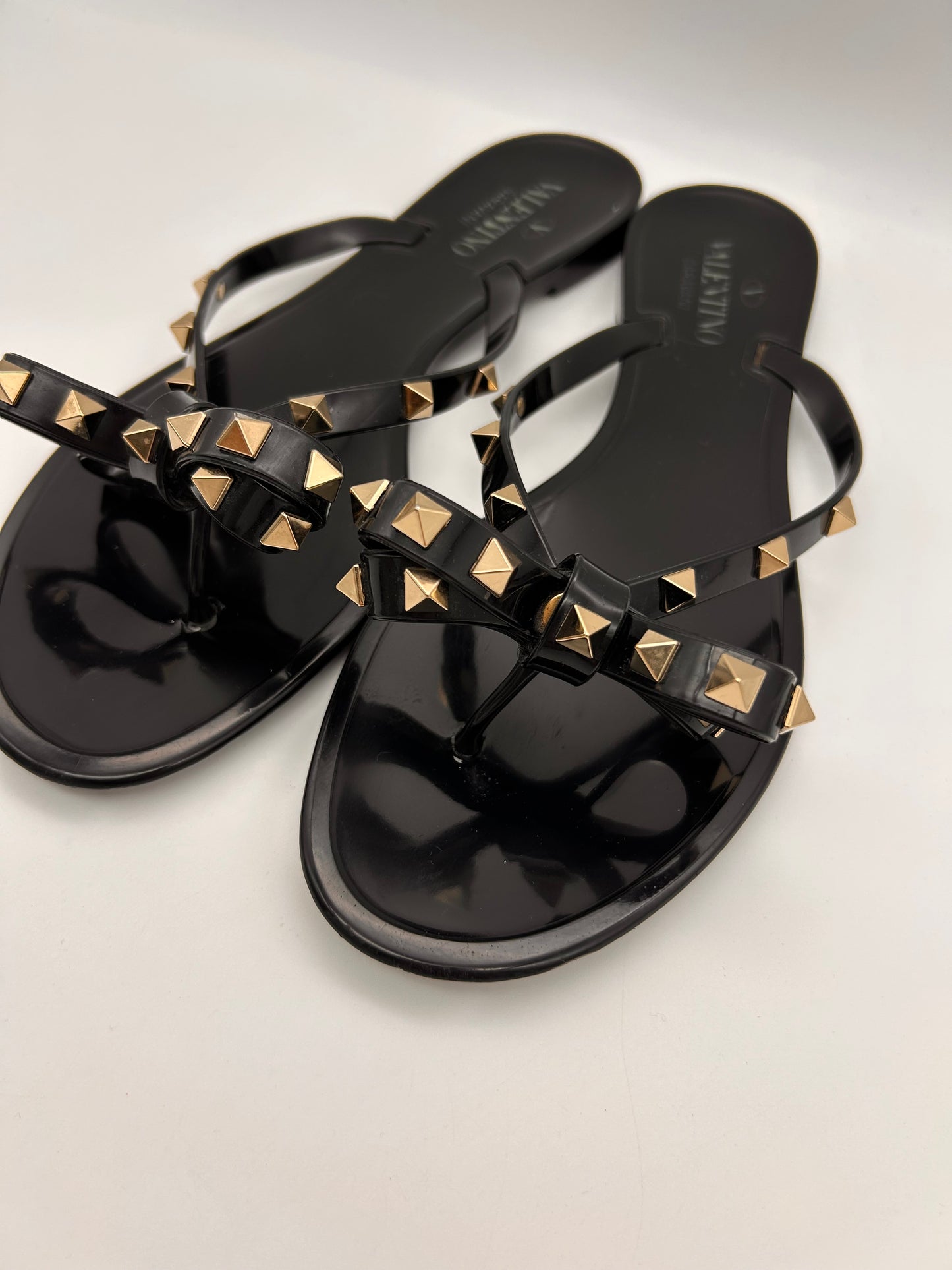 Valentino rockstud jelly sandals size 41