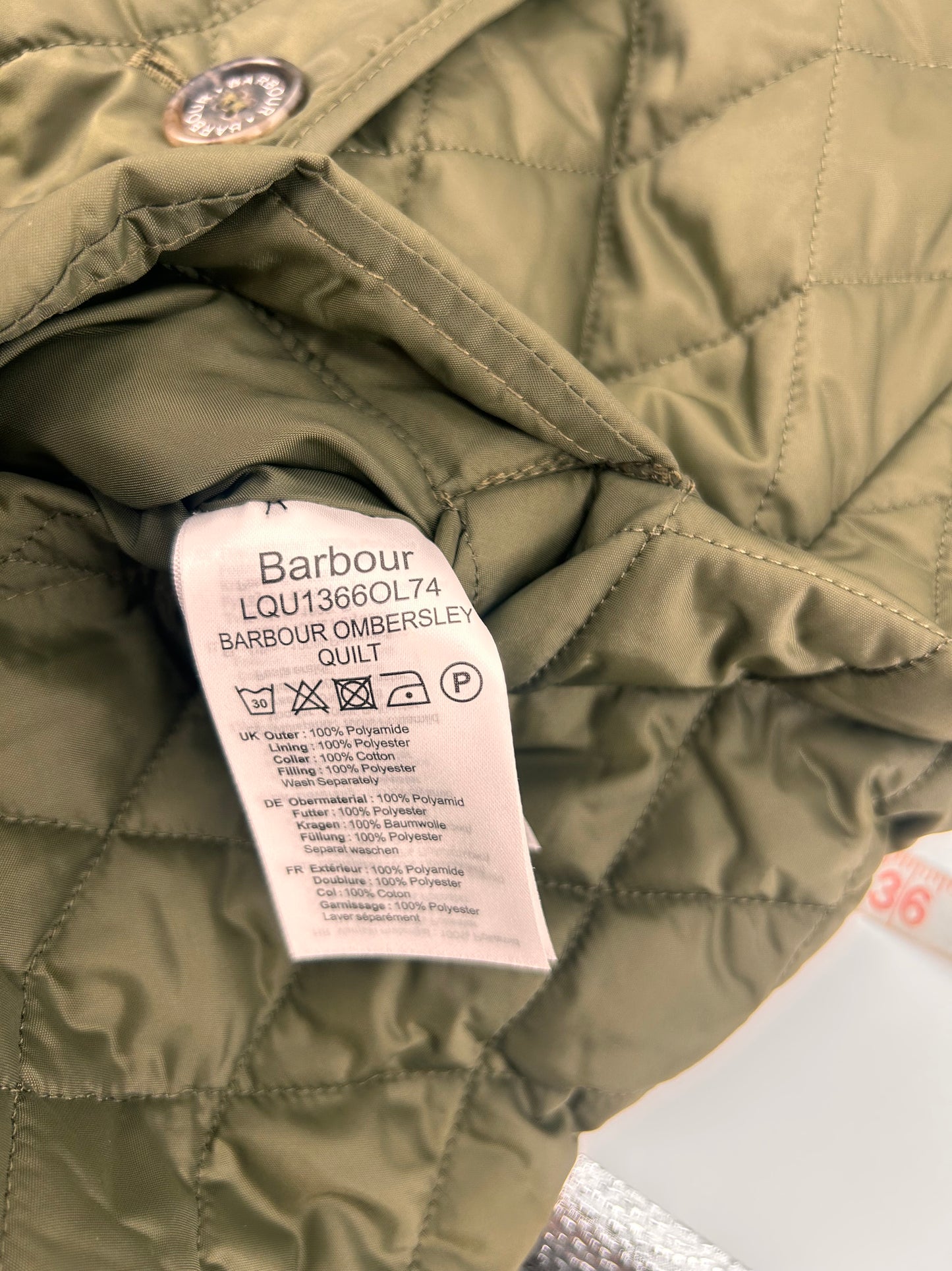 Barbour size 4