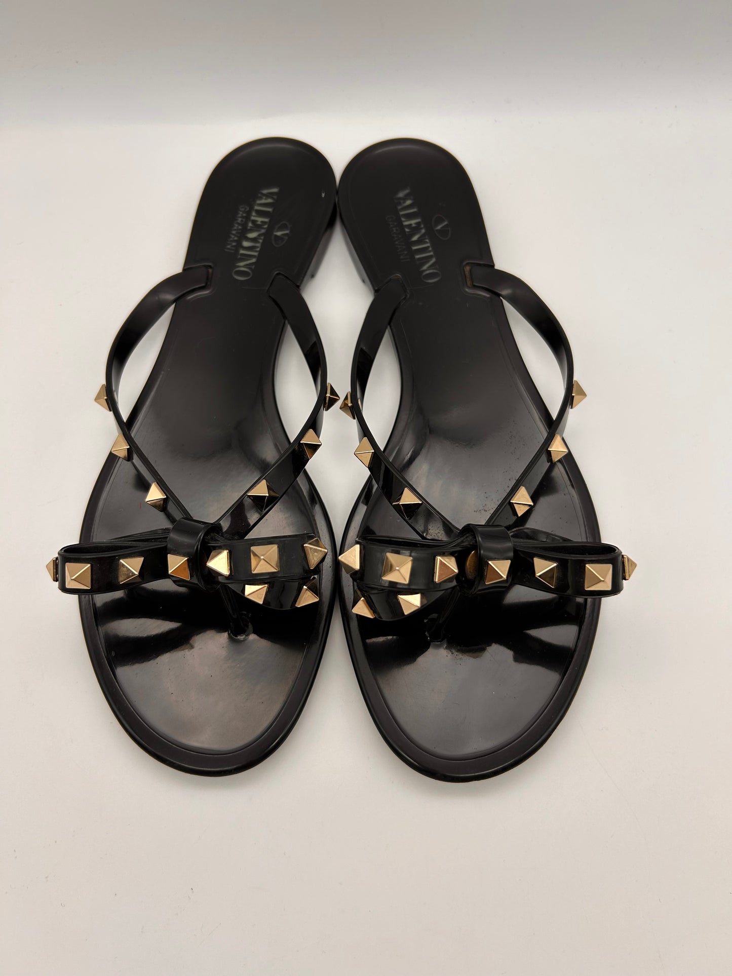 Valentino rockstud jelly sandals size 41