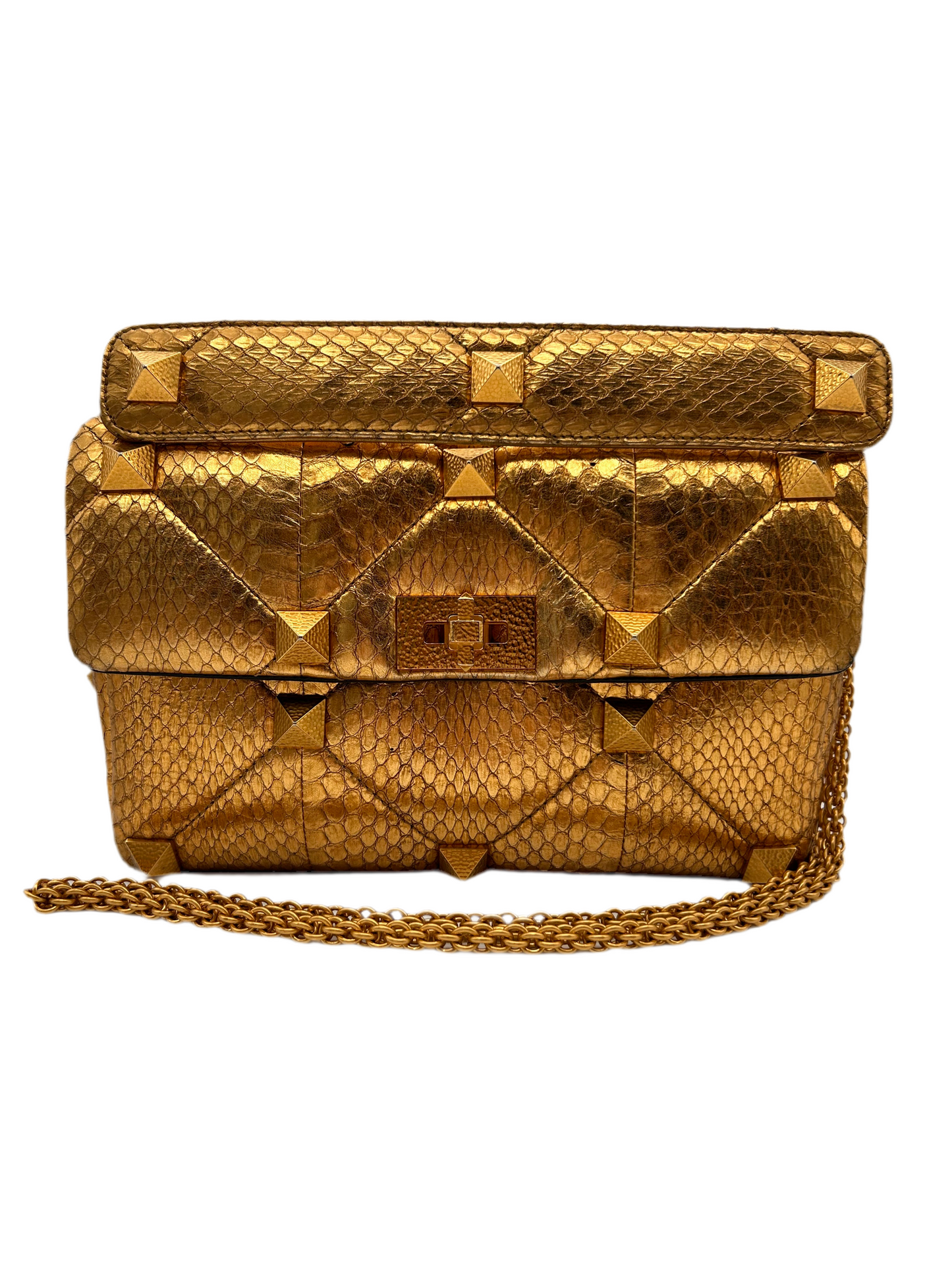 Valentino large Roman stud python