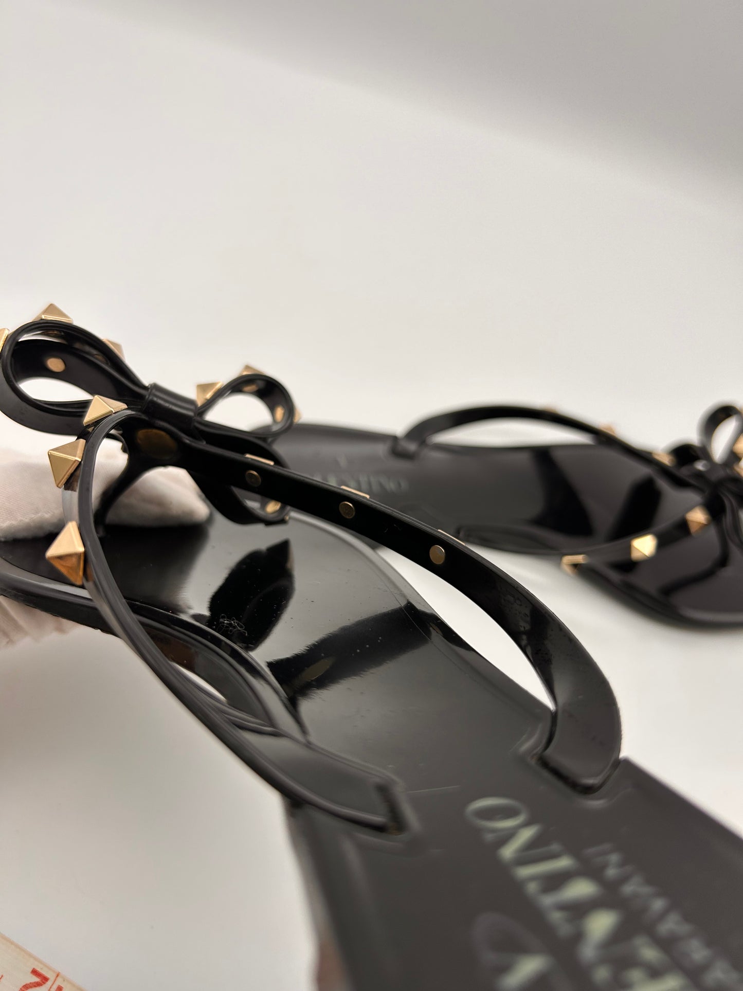 Valentino rockstud jelly sandals size 41