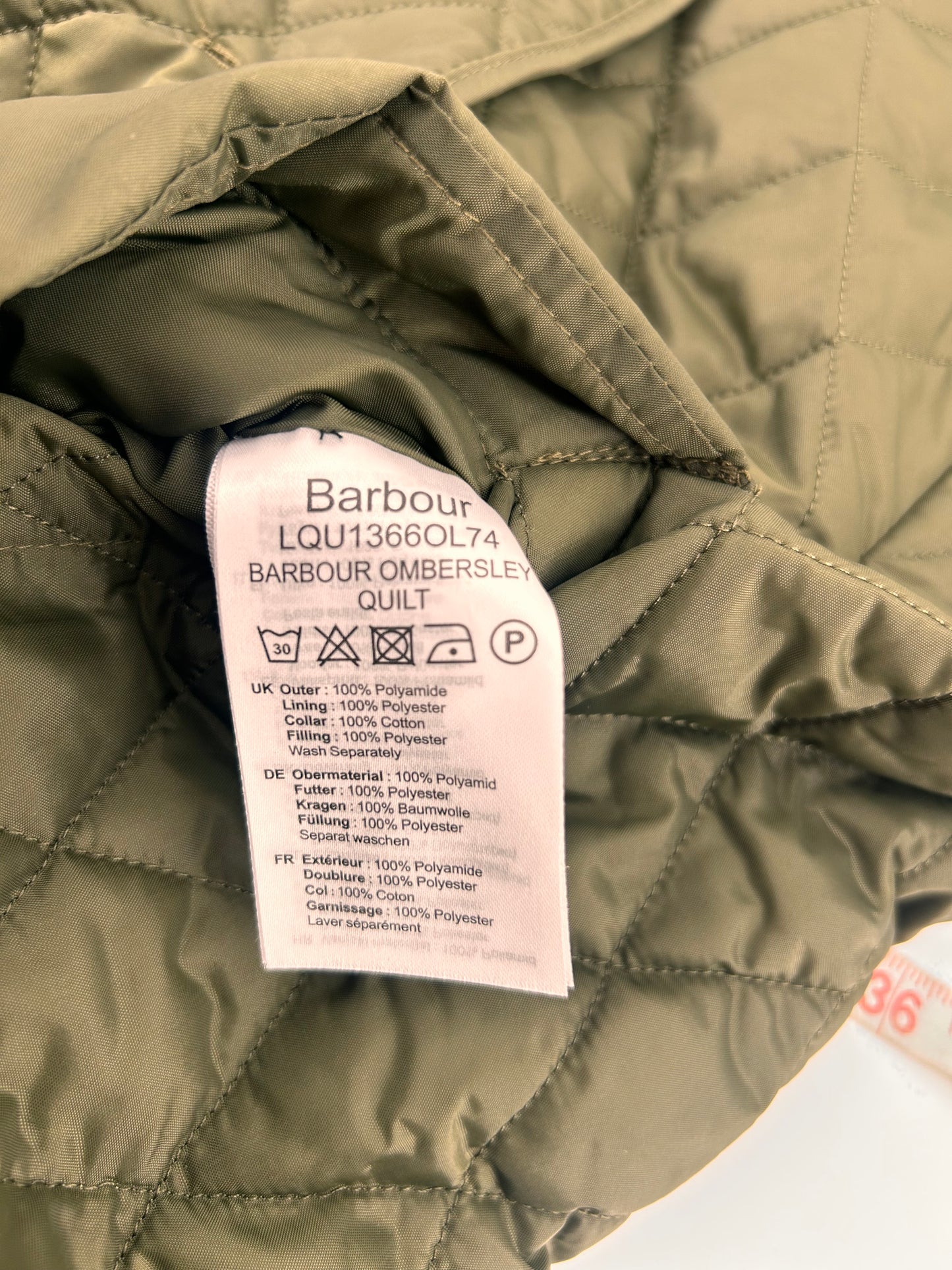 Barbour size 4
