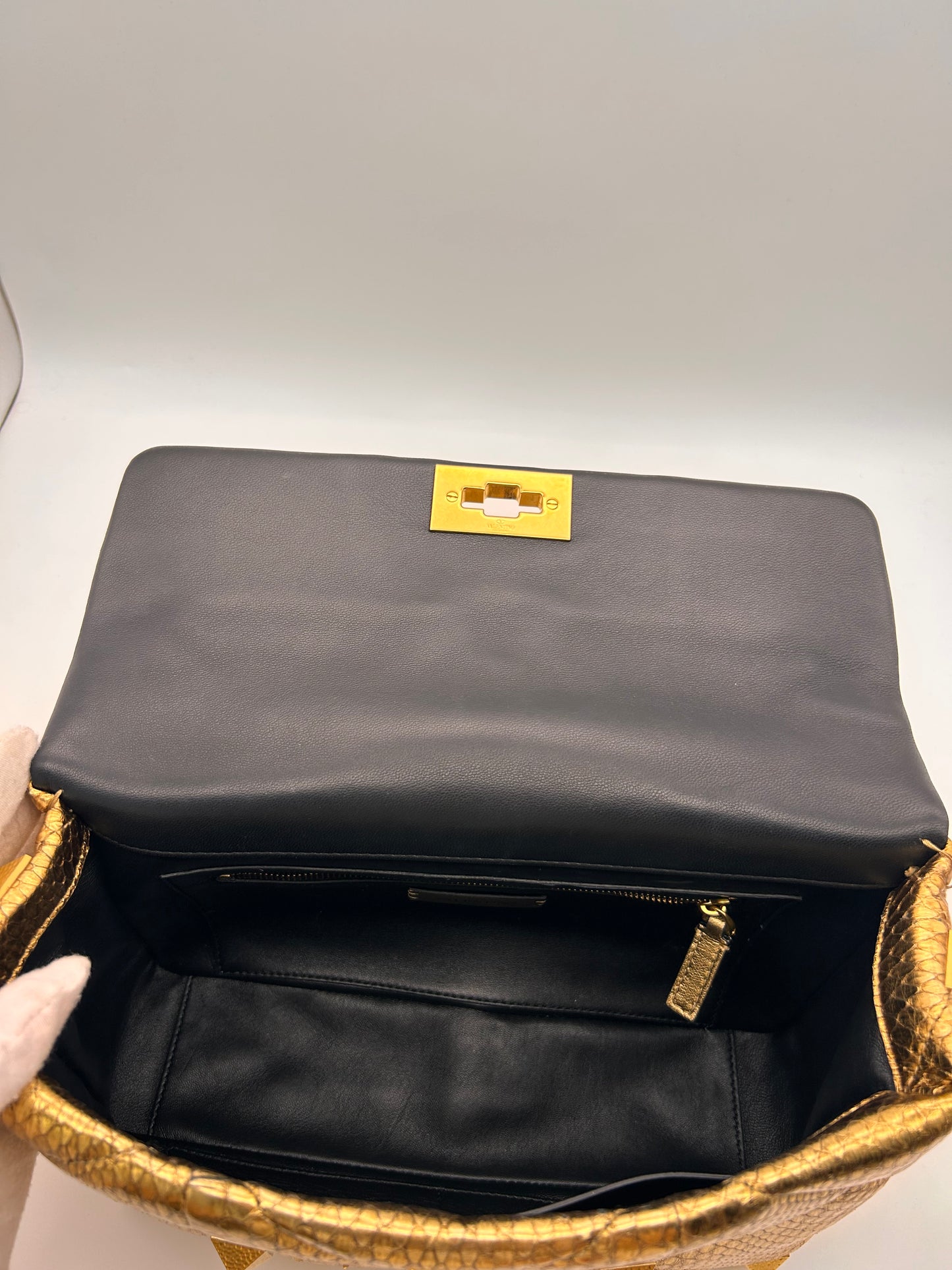 Valentino large Roman stud python