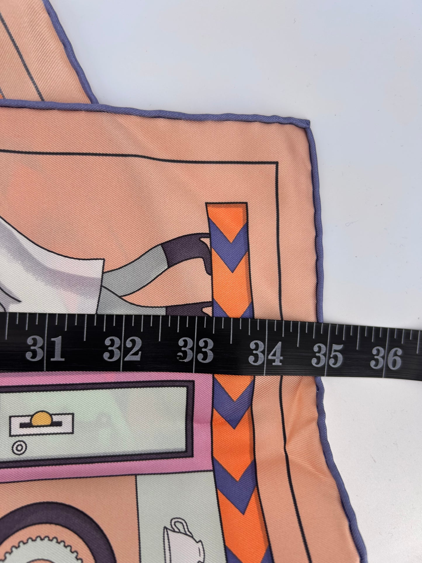 Hermes tea for two rose carre 90