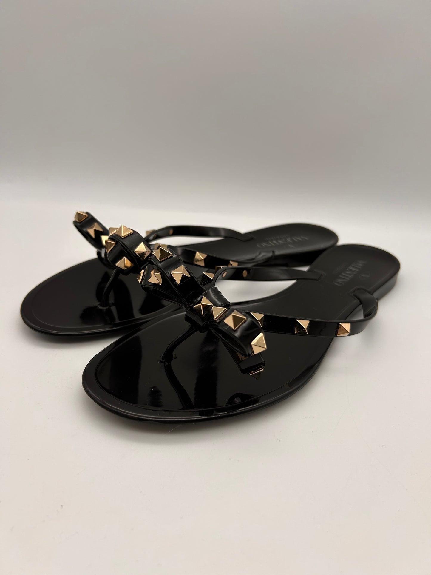 Valentino rockstud jelly sandals size 41