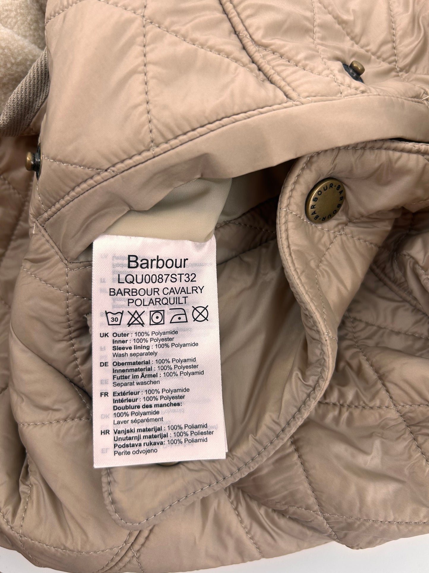 Barbour size 6