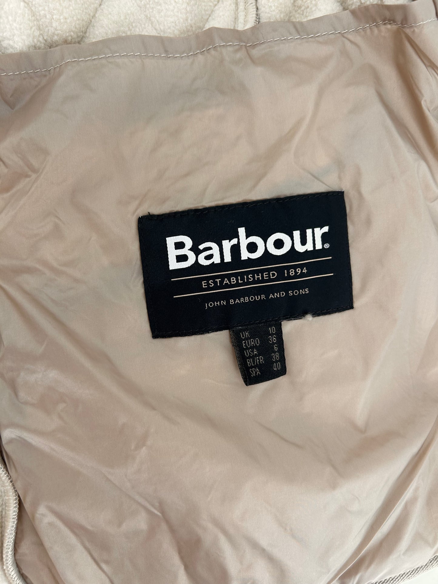 Barbour size 6