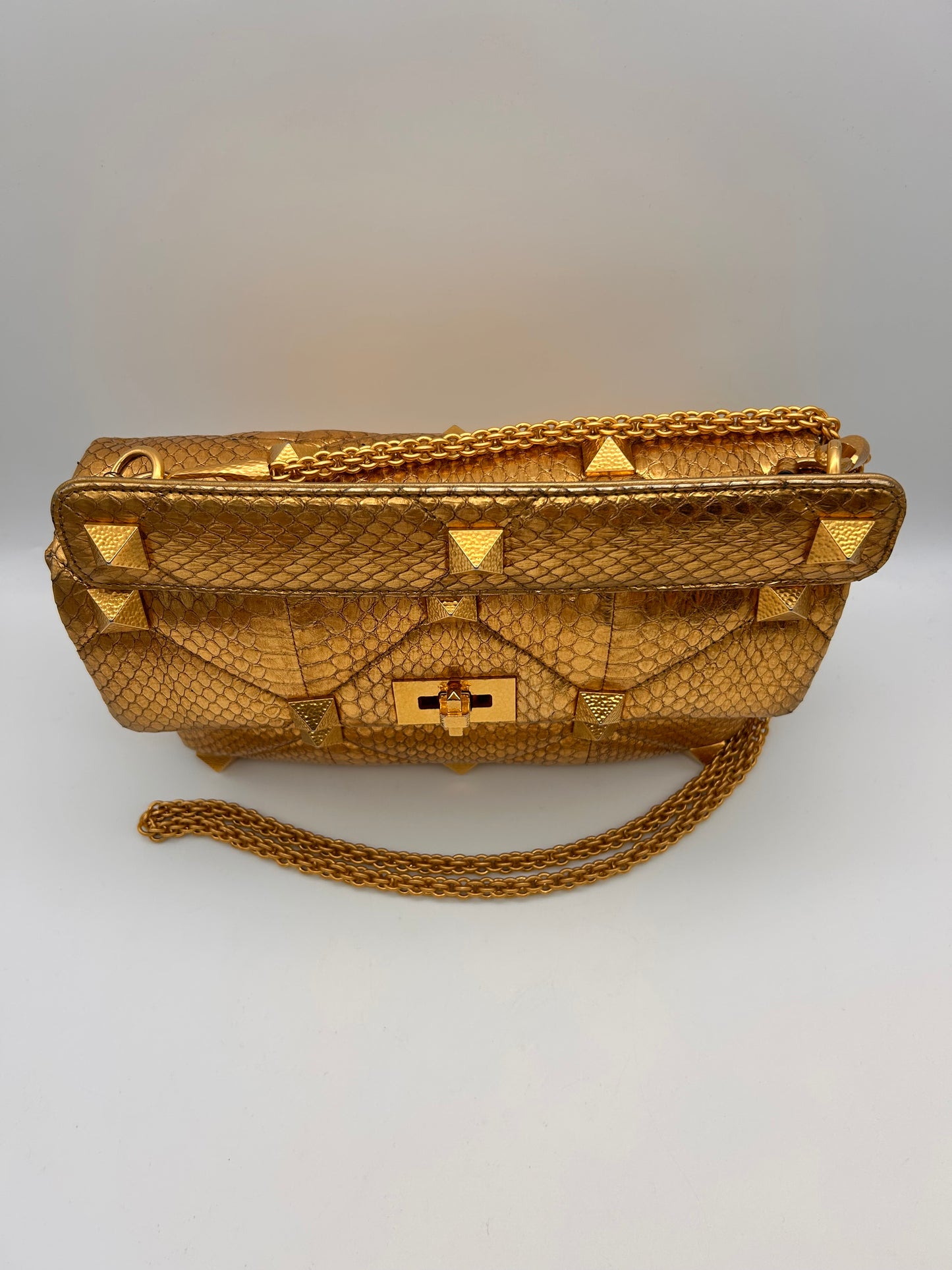 Valentino large Roman stud python