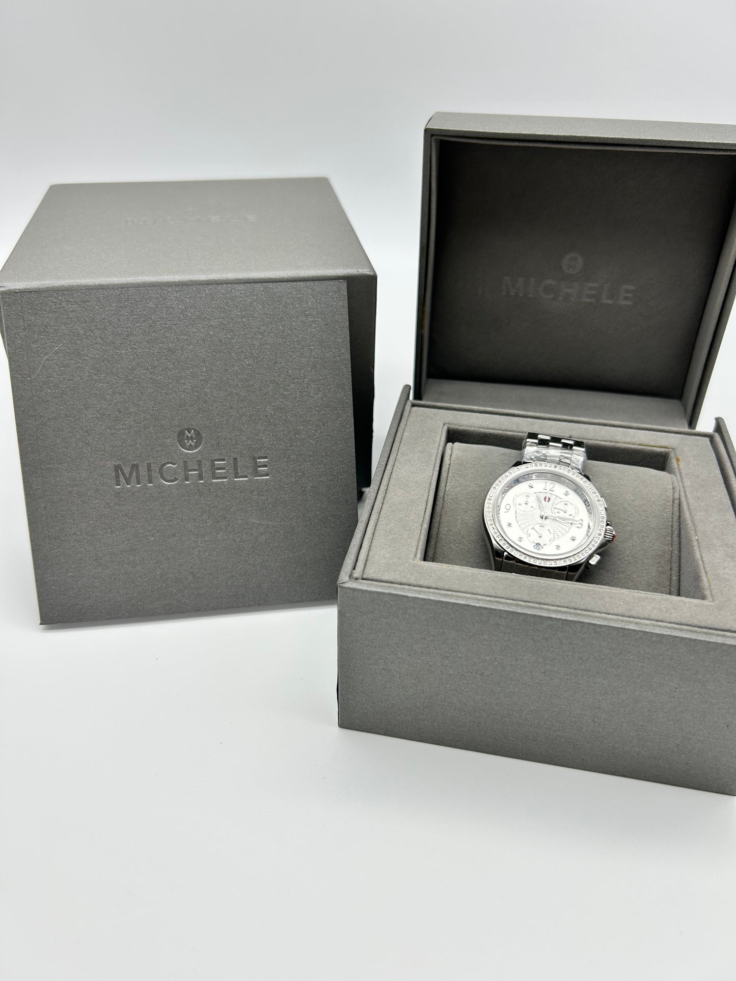 Michele Belmore diamond watch