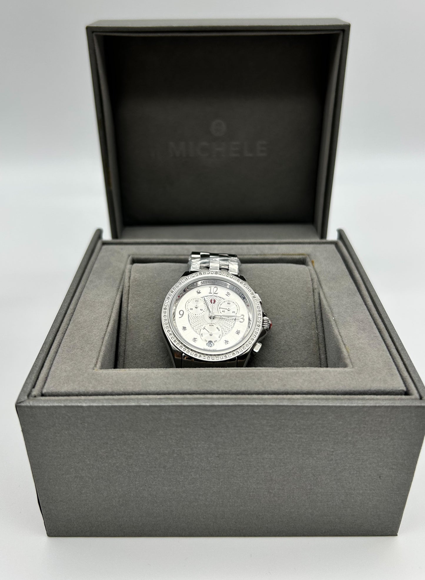 Michele Belmore diamond watch