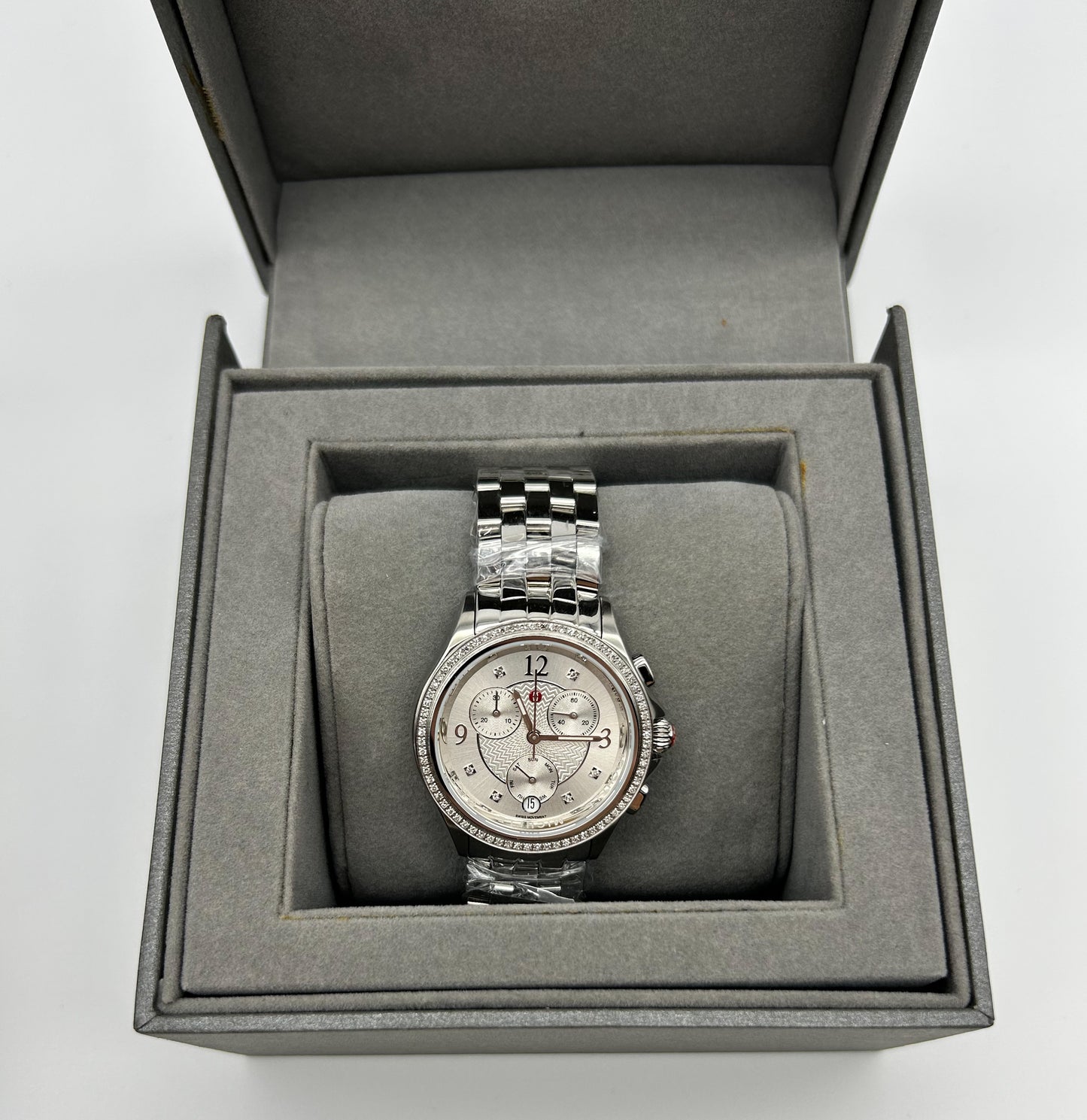 Michele Belmore diamond watch