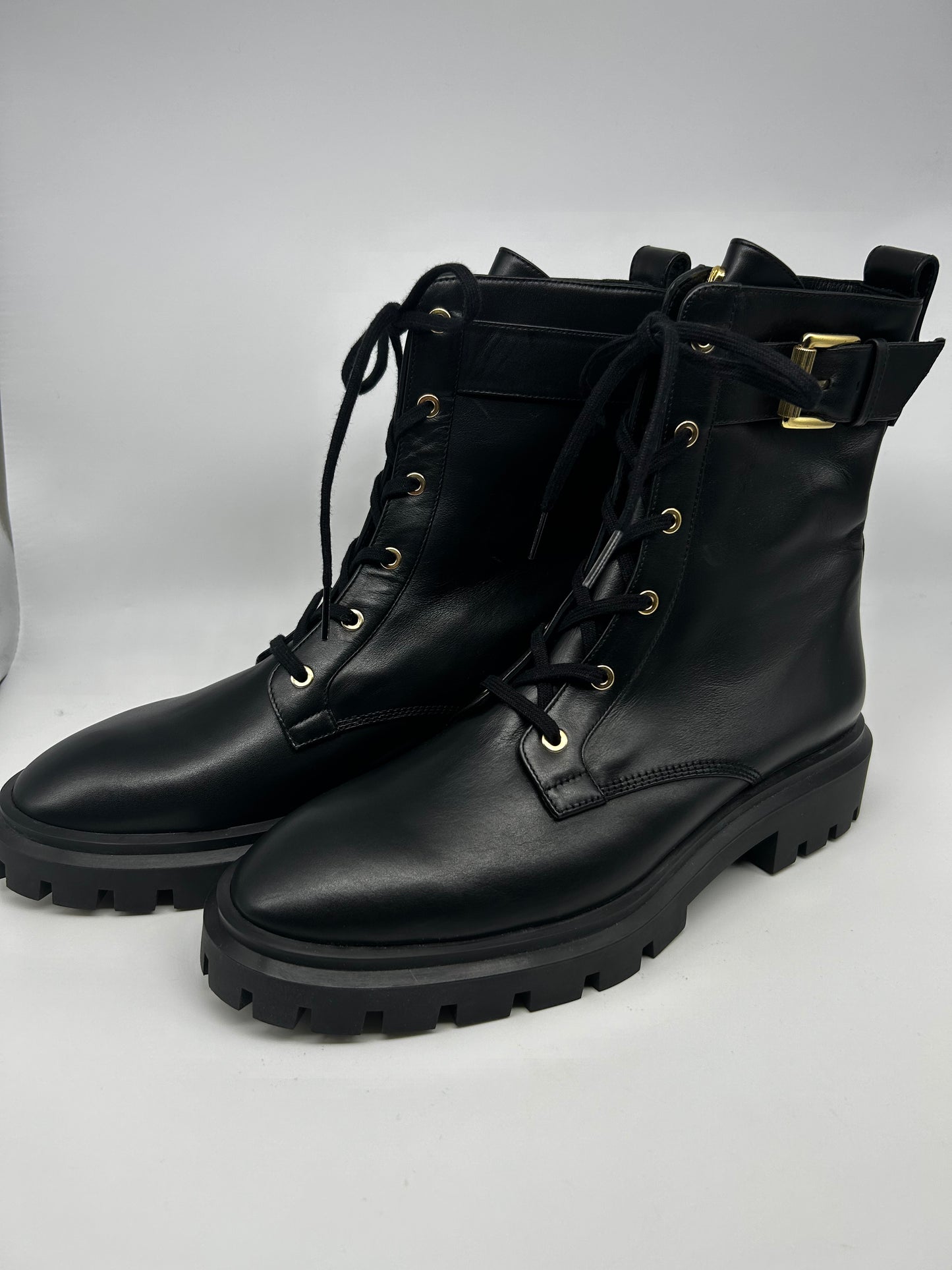 Stuart Weitzman combat boots size 10.5