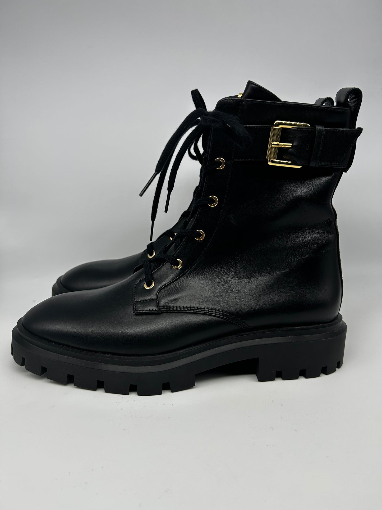 Stuart Weitzman combat boots size 10.5