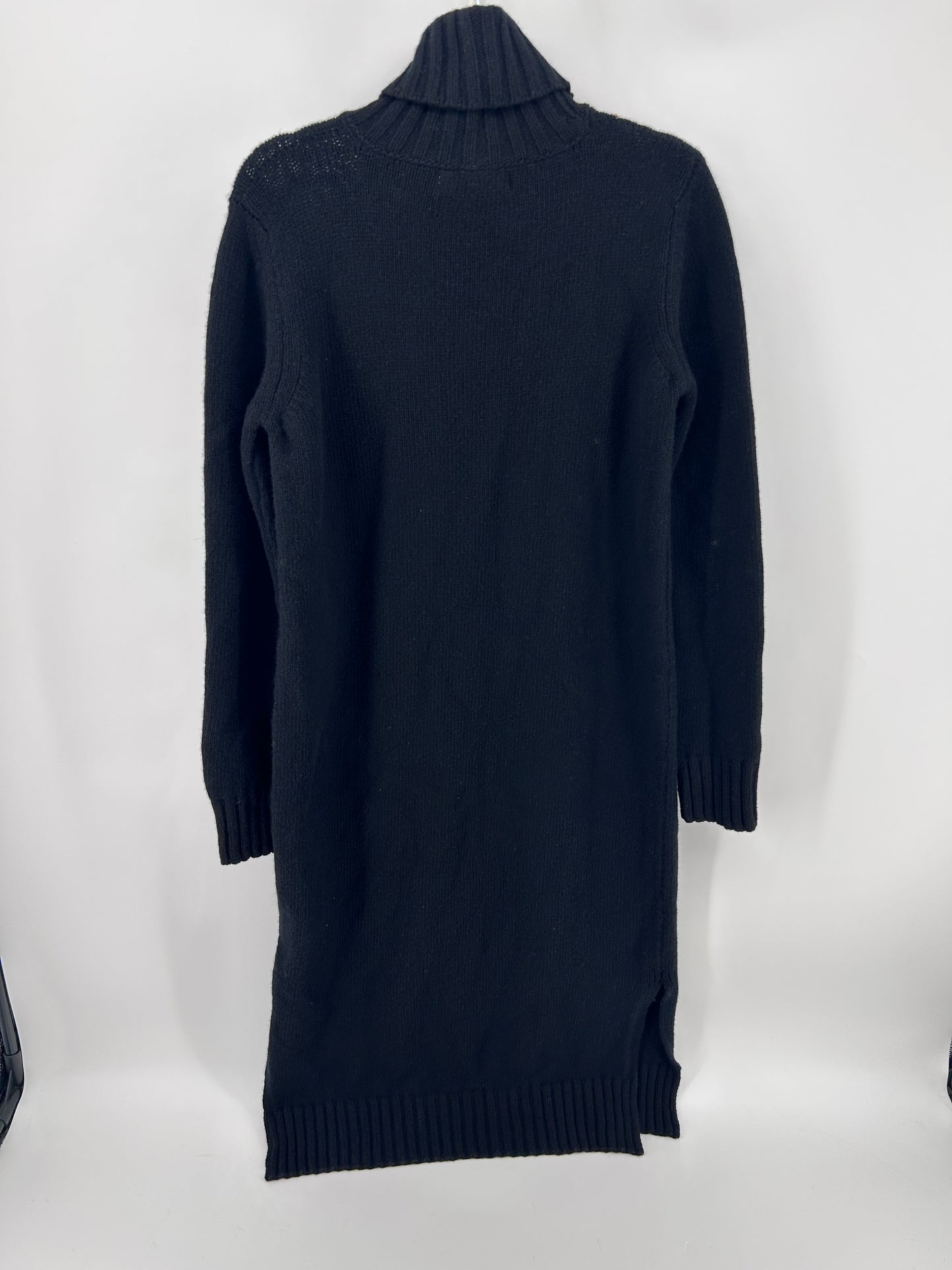 &Daughter black chunky knit sweater dress size M