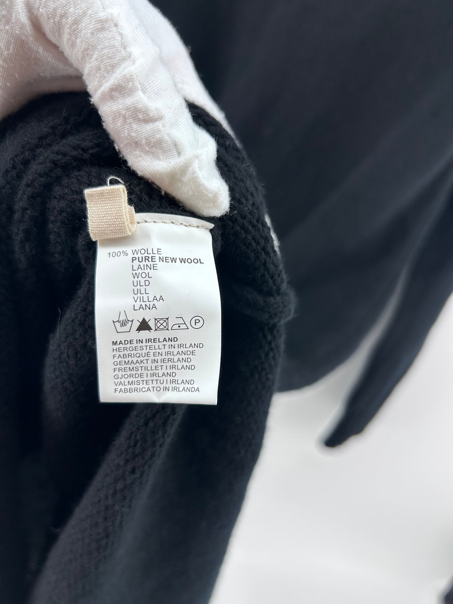 &Daughter black chunky knit sweater dress size M