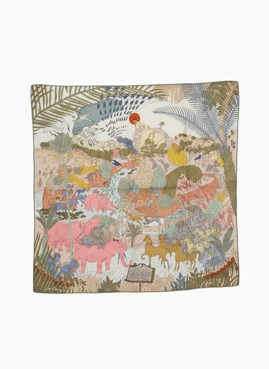 Hermes carnaval animaux carre 90