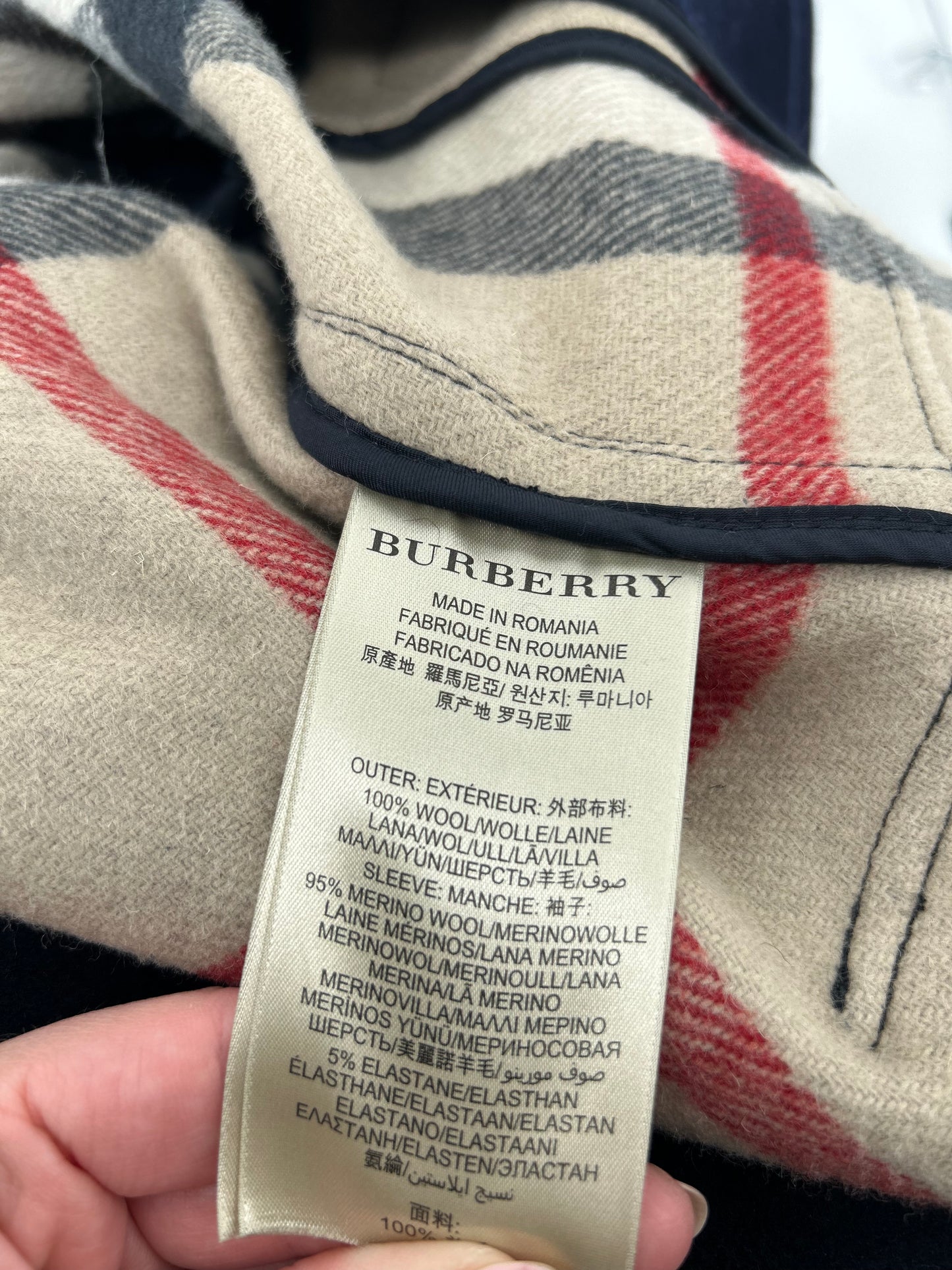 Burberry size 4