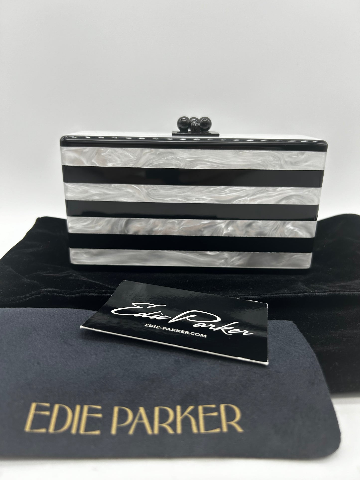 Edie Parker Jean box clutch